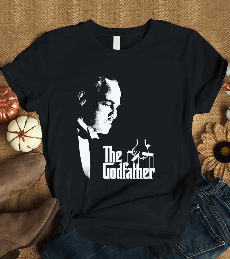 The Godfather Vito Corleone Iconic Movie Character Font T-Shirt