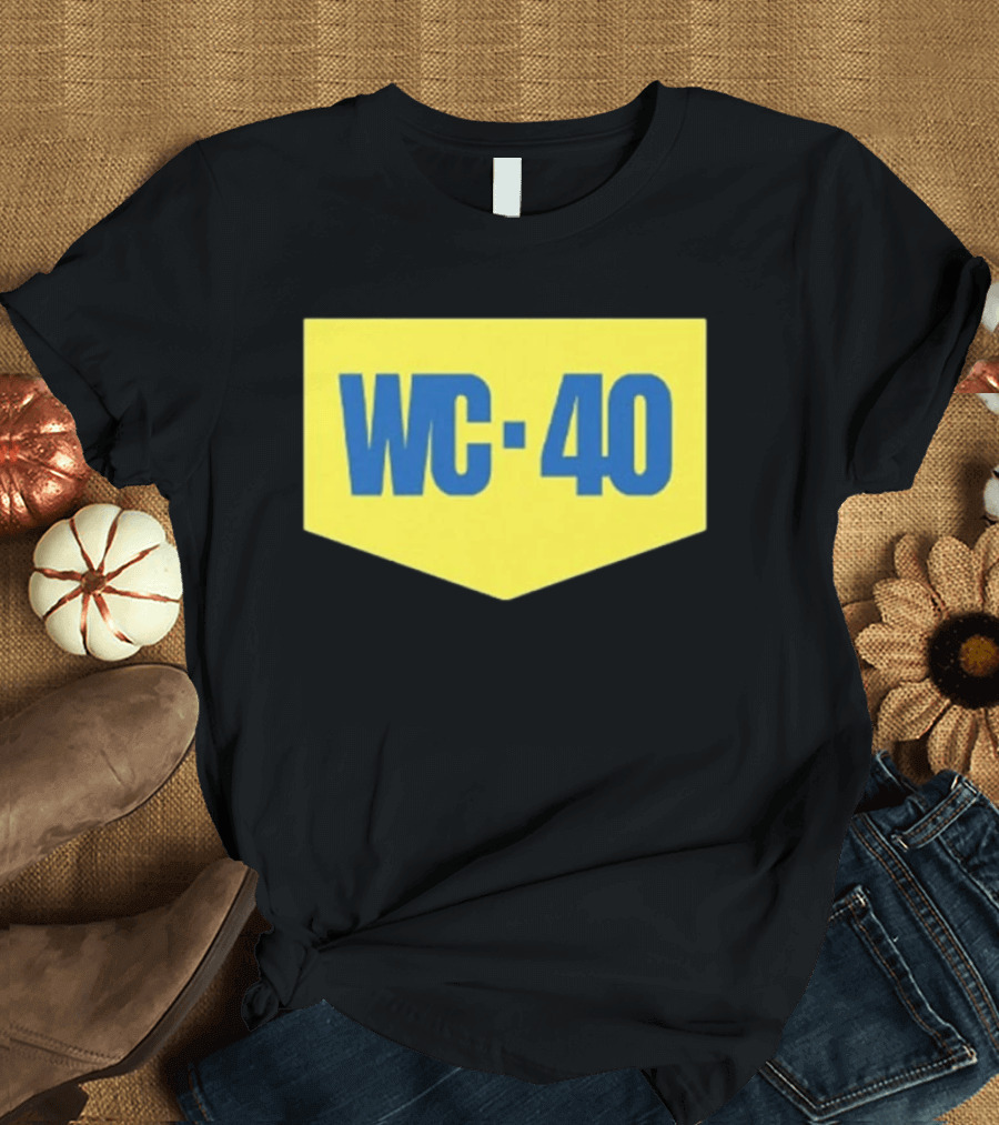Willson Contreras WC 40 Blue Text On Yellow T-Shirt