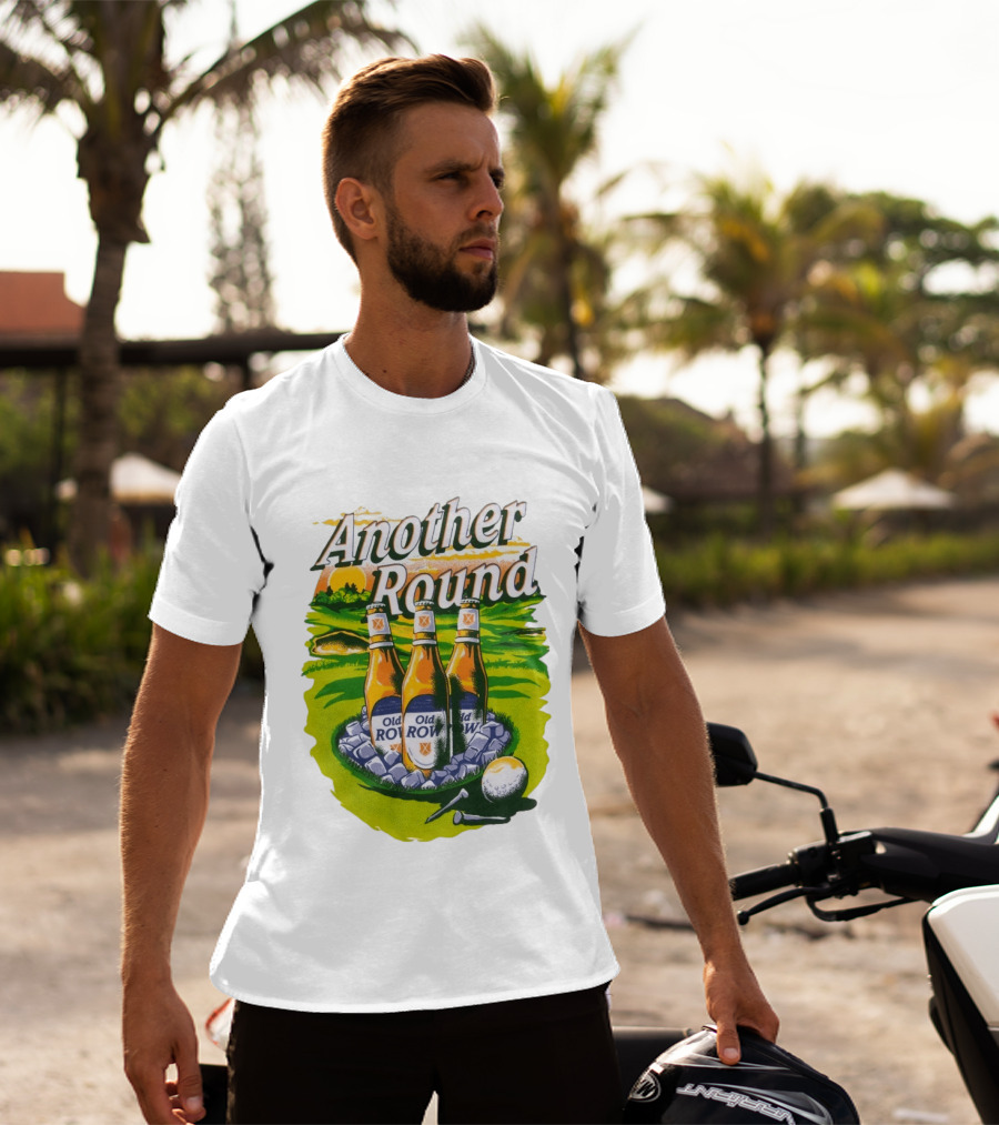 Another Round Old Row Golf Beer Bottles T-Shirt