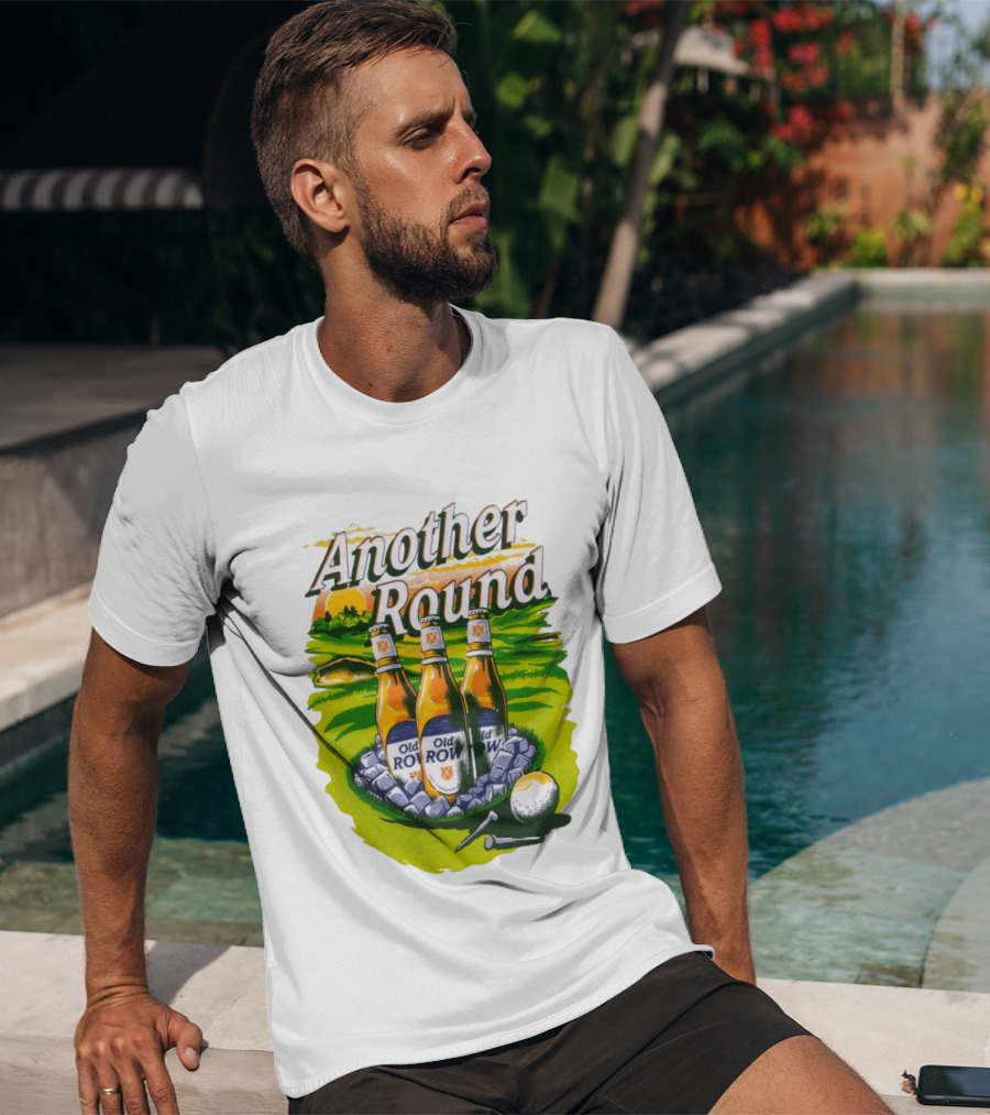 Another Round Old Row Golf Beer Bottles T-Shirt