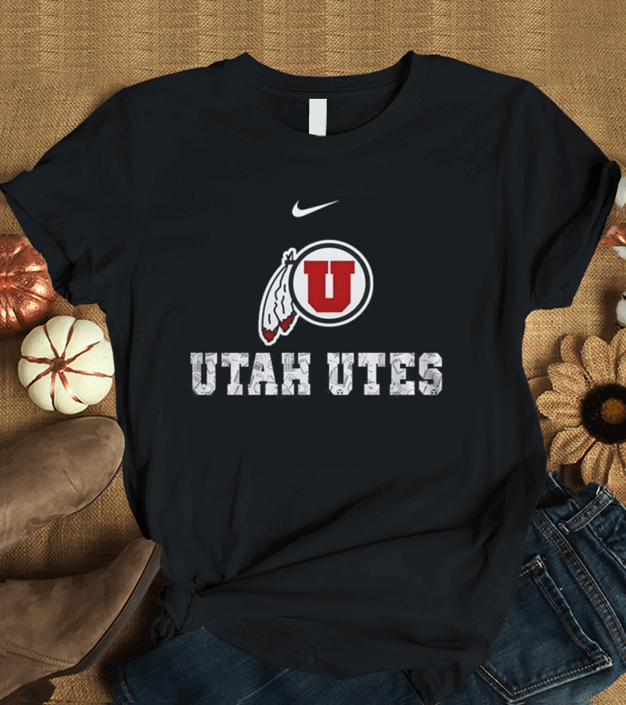 Utah Utes Nike Football Cyclones Cheering Teacher Difference Maker T-Shirt