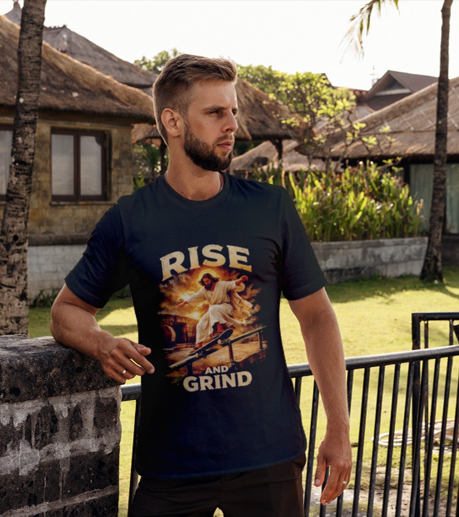 Rise And Grind Jessu Skateboarding 26 T-Shirt