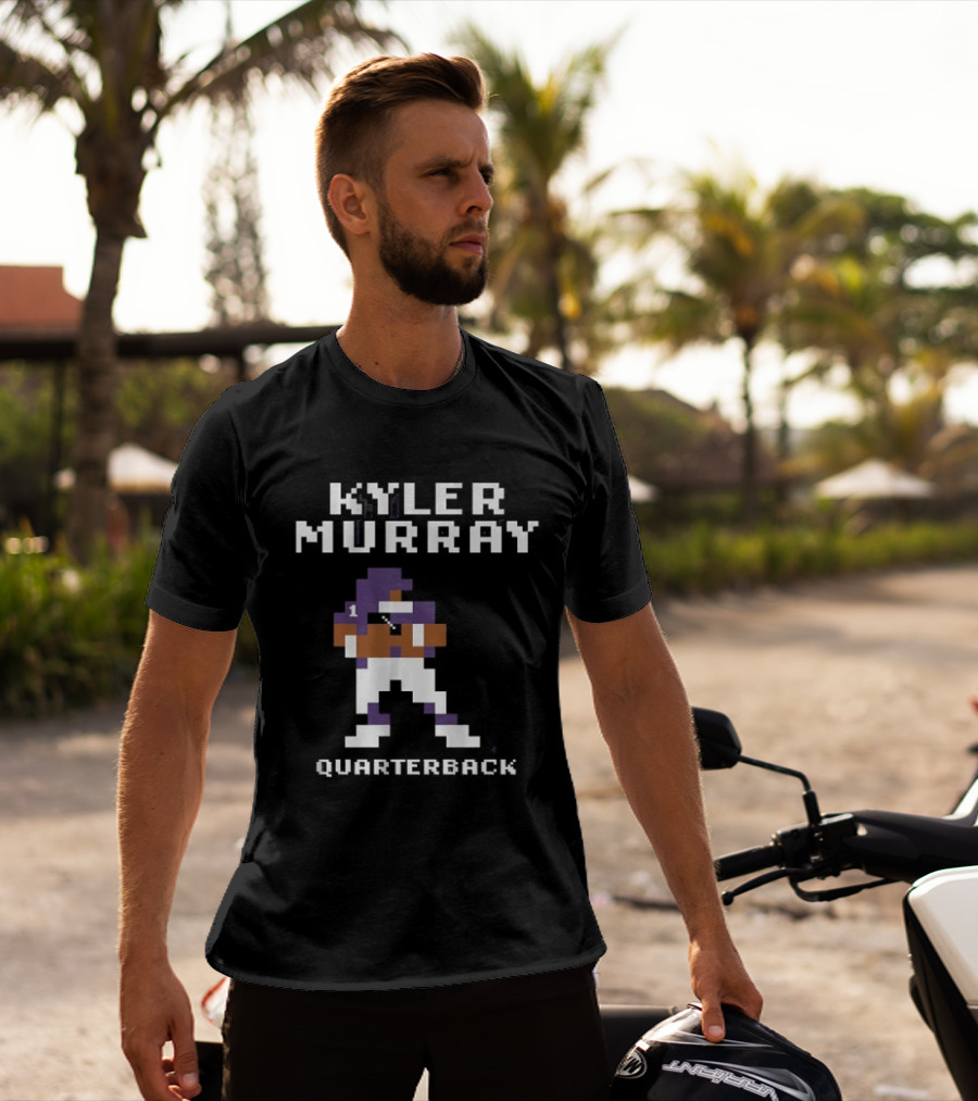 Kyler Murray Quarterback Pixel Art Minnesota Baller T-Shirt