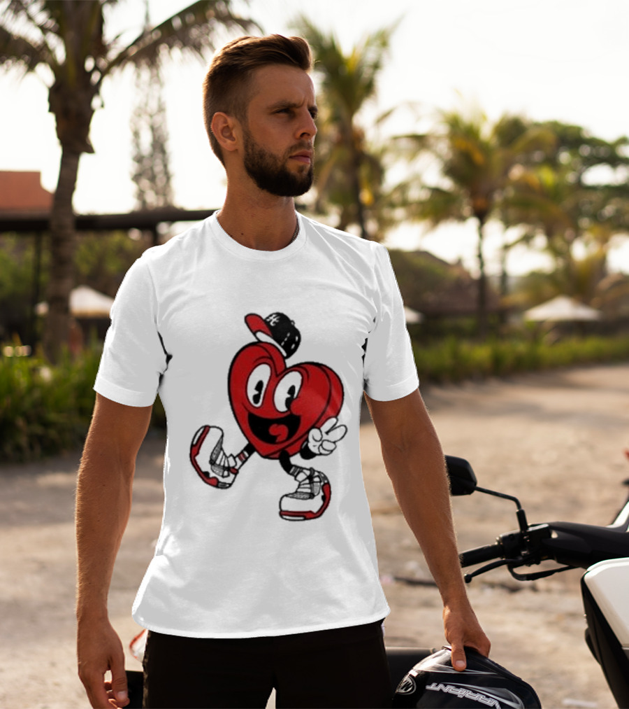 Hulvey Love Like That Heart Character Cartoon T-Shirt