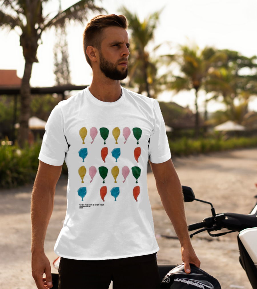 Johnnyswim When The War Is Over Tour 2025 Balloons T-Shirt