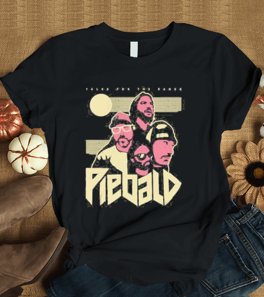Piebald Rides Off Into Brave Navy Tales T-Shirt