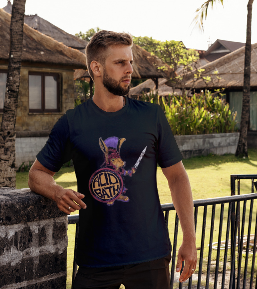 Acid Bath Roman Rabbit Gladiator Warrior Event T-Shirt