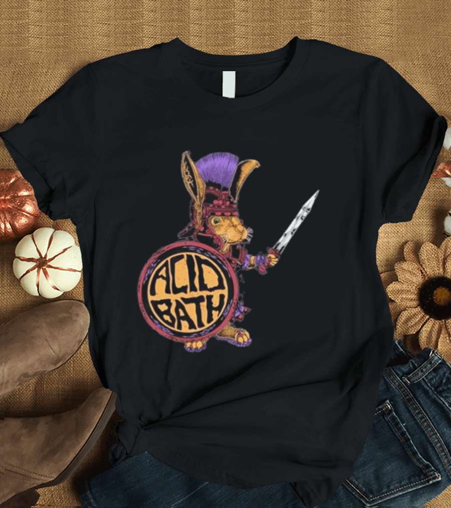 Acid Bath Roman Rabbit Gladiator Warrior Event T-Shirt