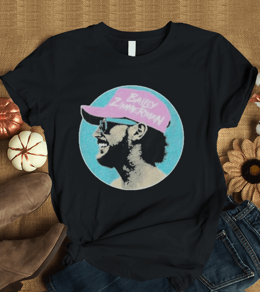Bailey Zimmerman Circular Pink Hat Profile T-Shirt