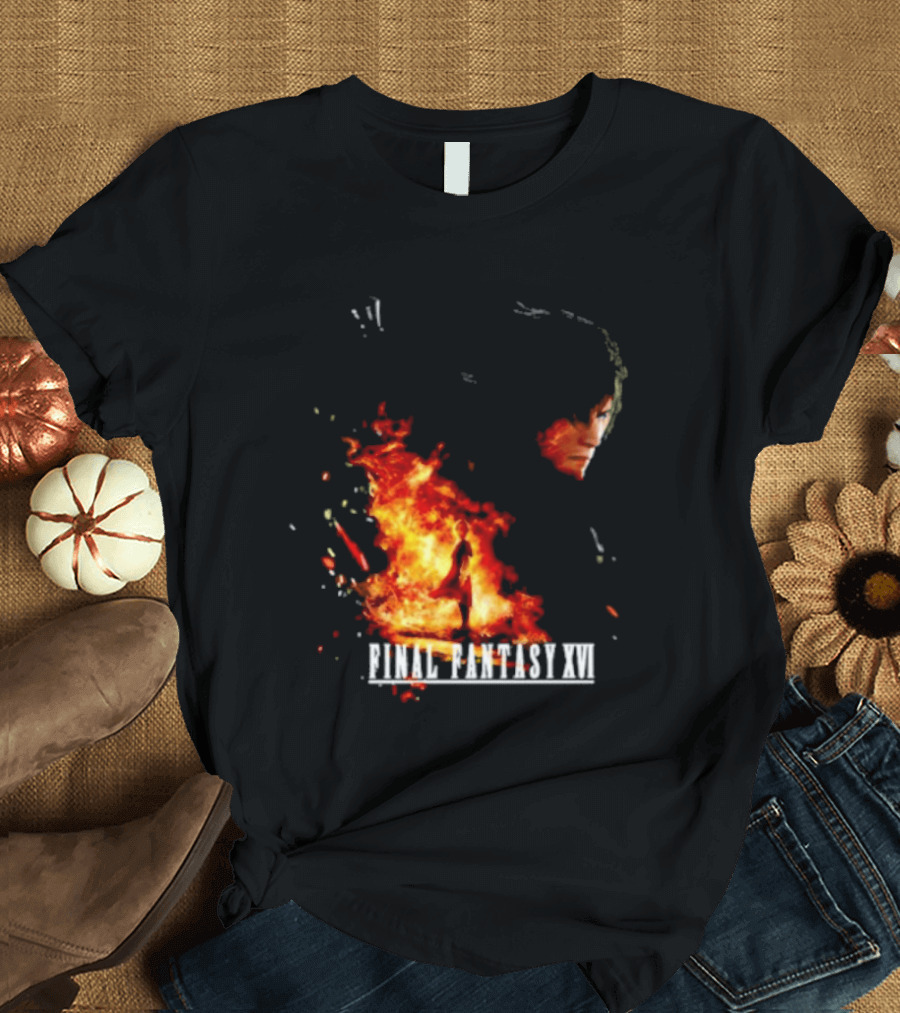 Ben Starr Final Fantasy XVI Fire Element T-Shirt