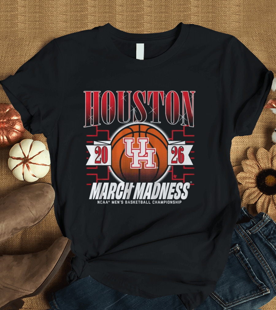 Houston Cougars 2026 NCAA Men's Basketball Championship March Madness T-Shirt