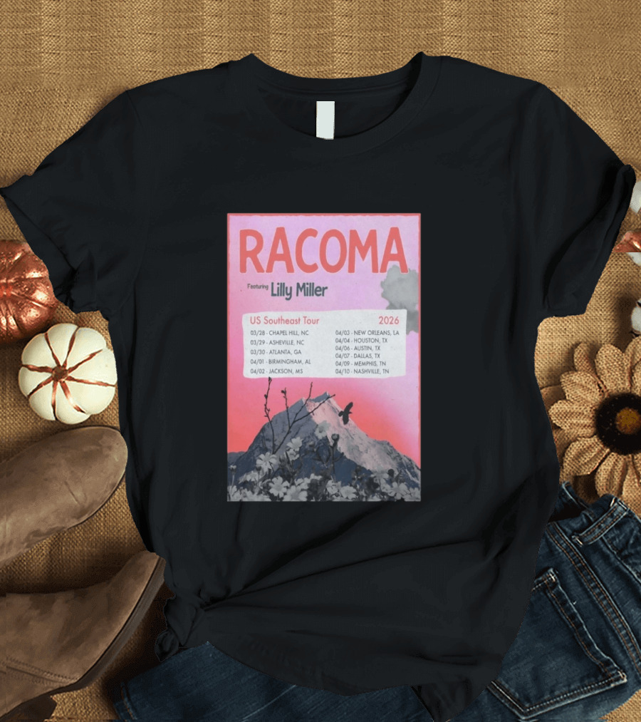 Racoma Ft Lilly Miller US Southeast Tour 2026 T-Shirt