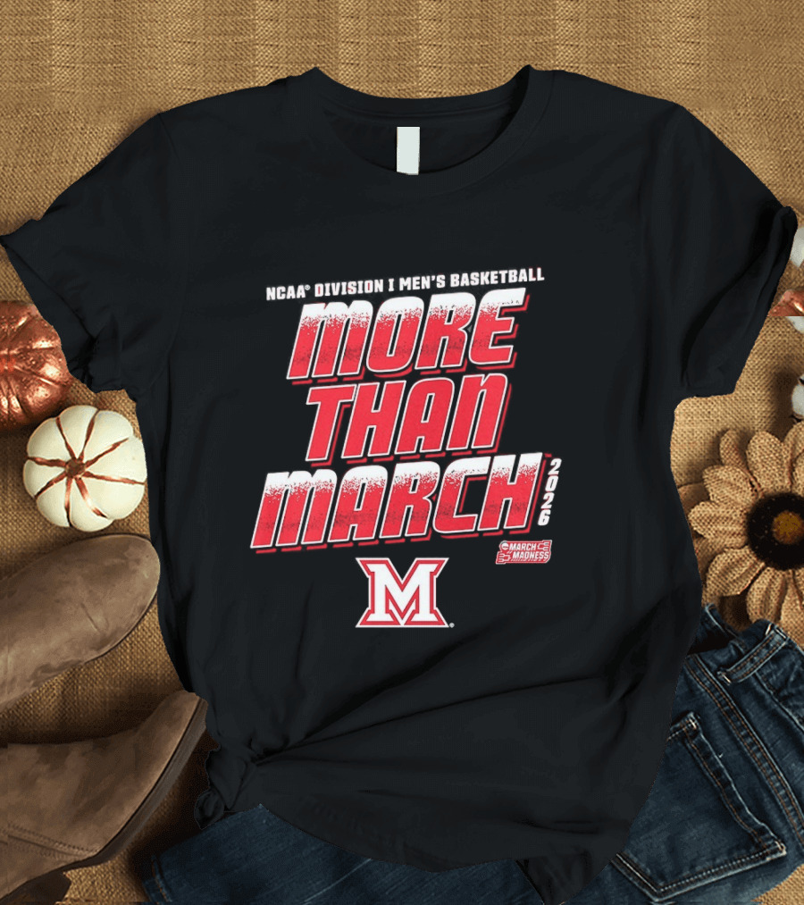 More Than March Maryland Terrapins NCAA D1 Basketball March Madness T-Shirt