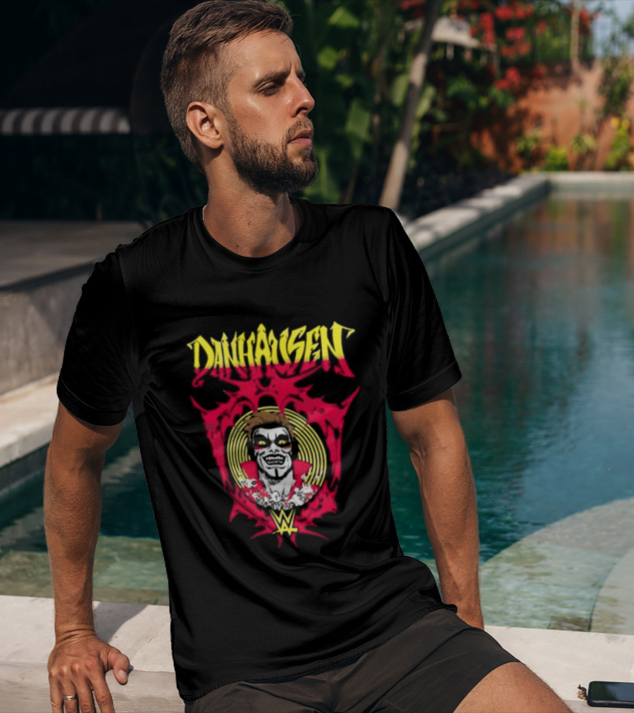Danhausen You Are Cursed Vintage Face Art W T-Shirt