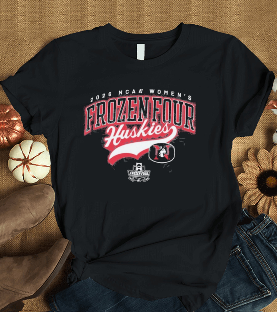 2026 NCAA Women's Frozen Four Huskies Hockey T-Shirt