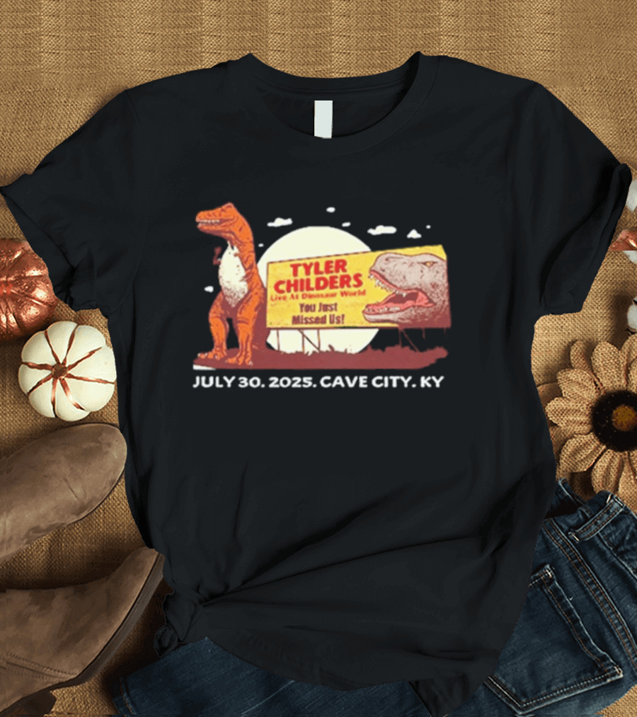 Tyler Childers Live At Dinosaur World July 30 2023 Cave City KY T-Shirt