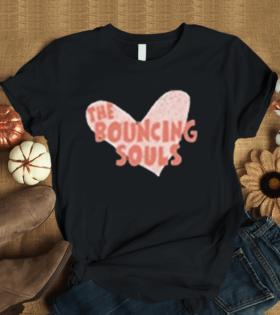 The Bouncing Souls Heart Shaped Hopeless Romantic T-Shirt