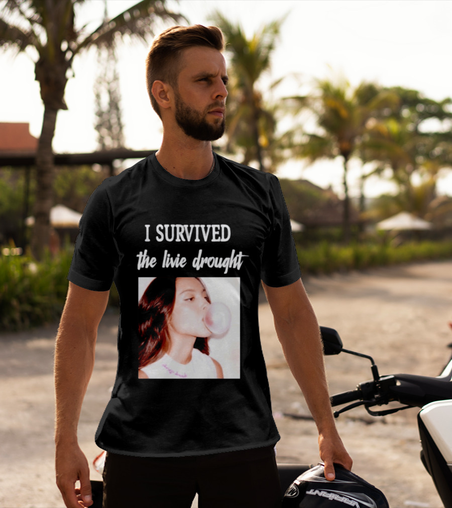 Olivia Rodrigo I Survived The Livie Drought Bubblegum Aesthetic T-Shirt
