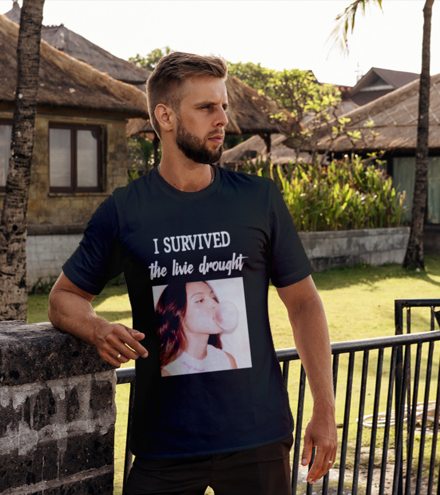 Olivia Rodrigo I Survived The Livie Drought Bubblegum Aesthetic T-Shirt