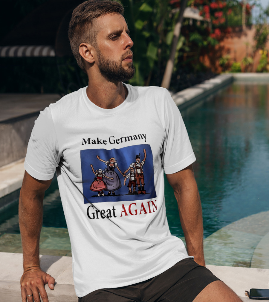 Make Germany Great Again Dirndl Lederhosen Family Celebration T-Shirt