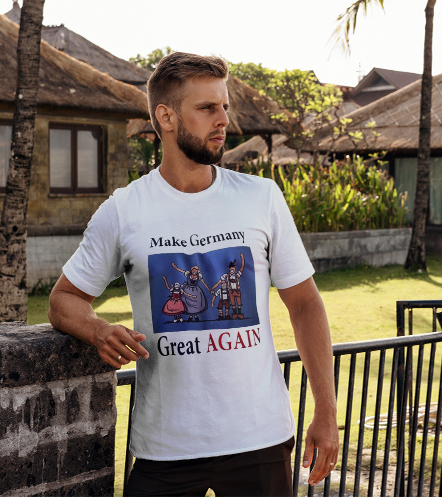 Make Germany Great Again Dirndl Lederhosen Family Celebration T-Shirt