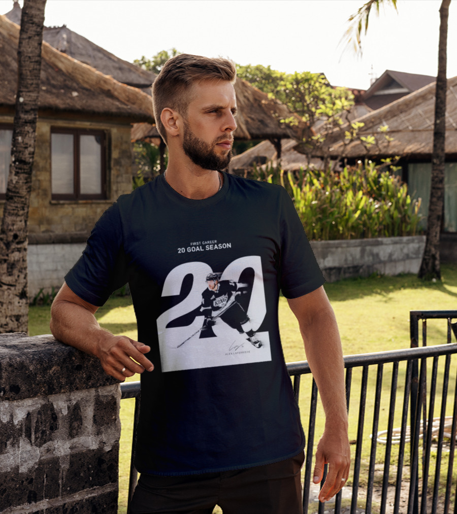 Alex Laferriere Los Angeles Kings First Career 20 Goal Season 20 T-Shirt
