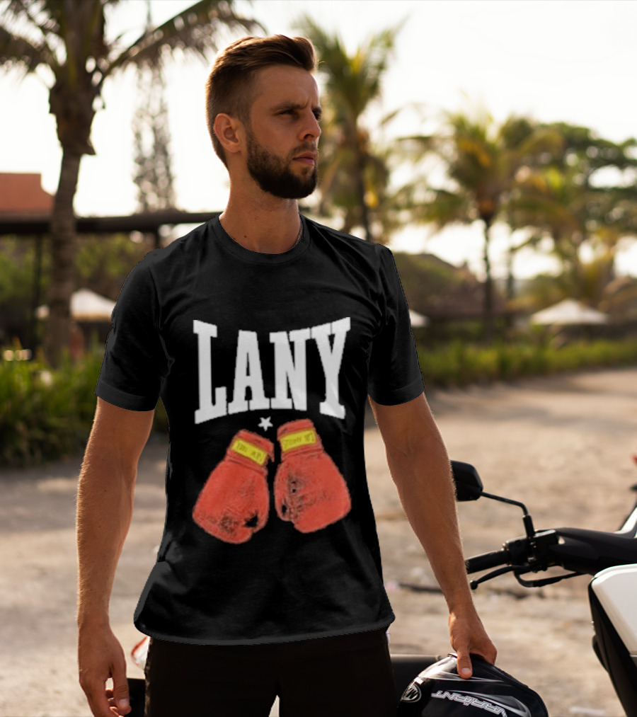 Lany Red Boxing Gloves Icon With Star T-Shirt