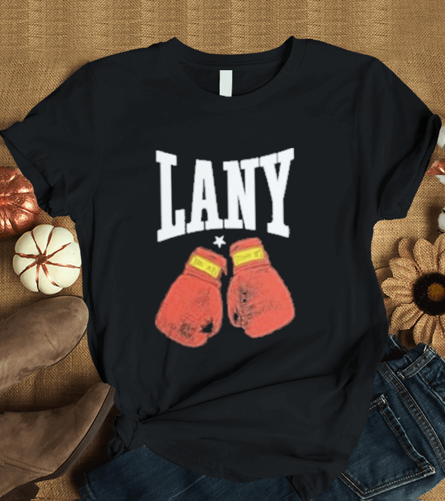 Lany Red Boxing Gloves Icon With Star T-Shirt
