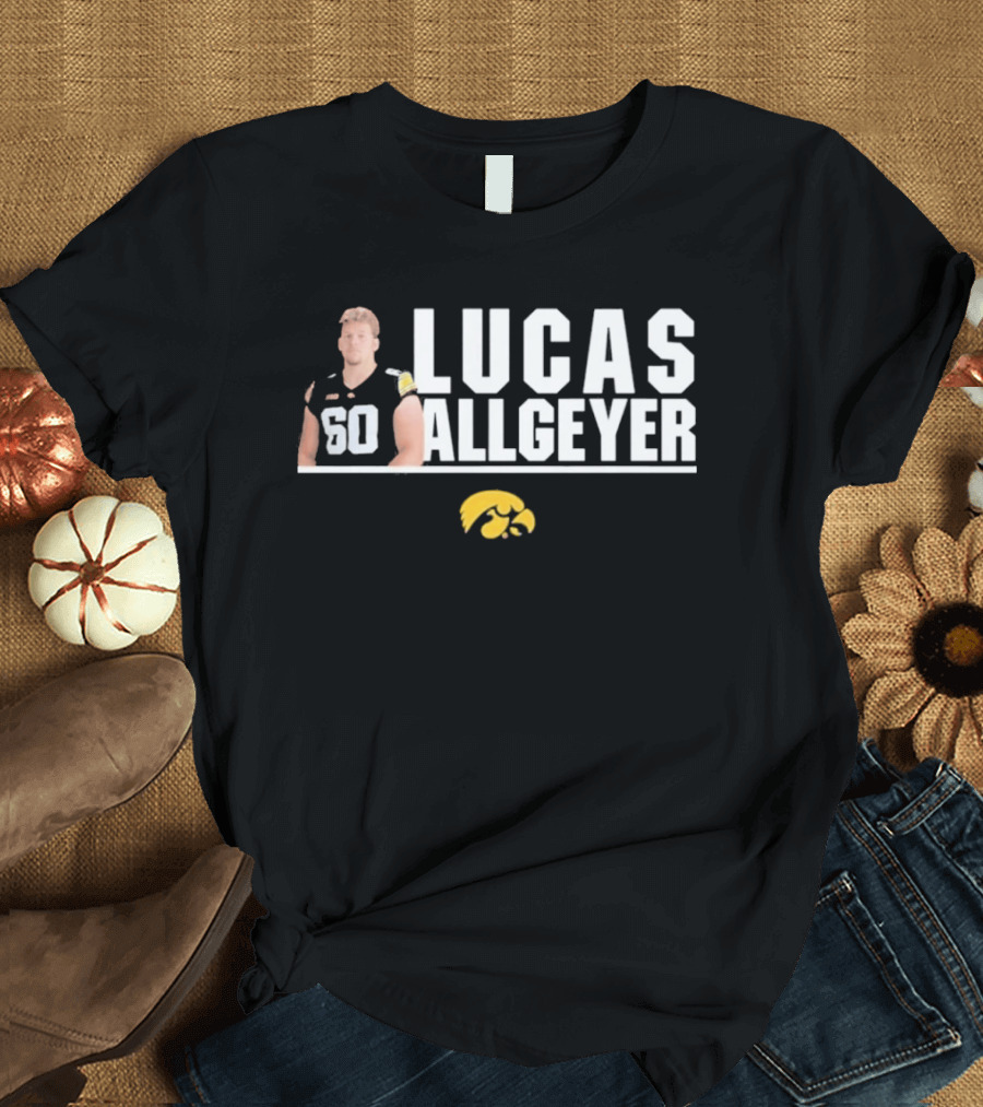 Lucas Allgeyer Iowa Hawkeyes Player 60 T-Shirt