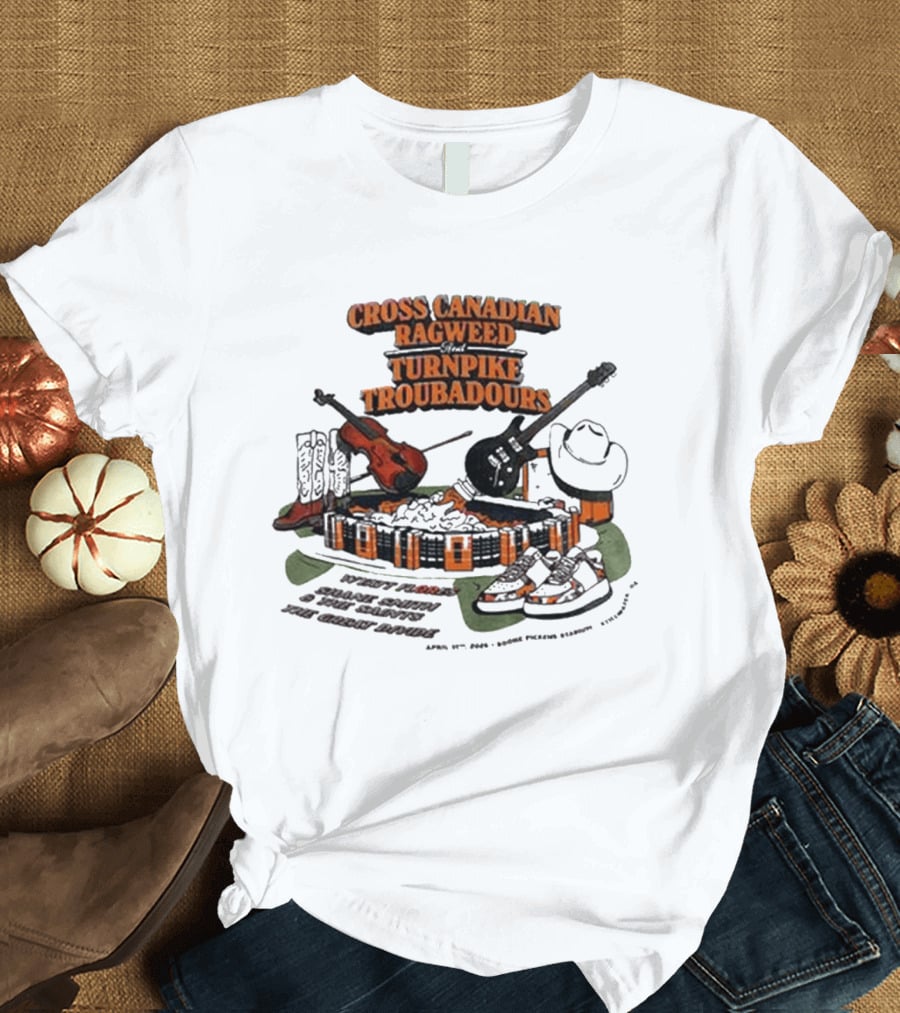 Cross Canadian Ragweed Turnpike Troubadours Whiskey Rock State Fair Grounds Oklahoma City T-Shirt