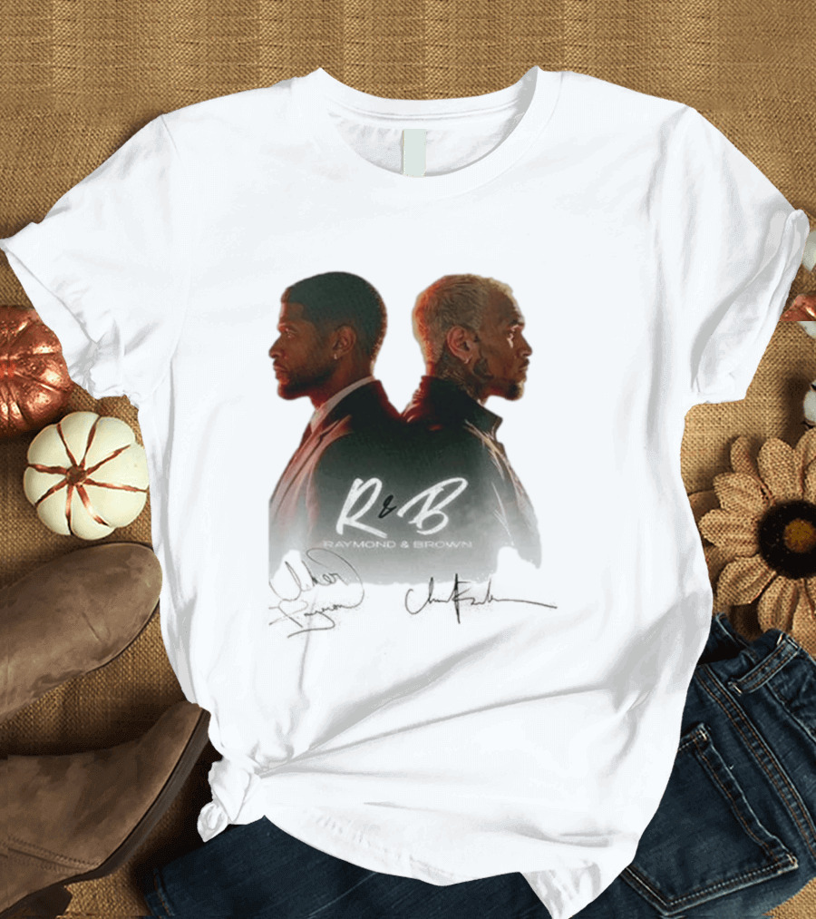 Raymond & Brown R&B Tour Usher Chris Brown Collaboration T-Shirt