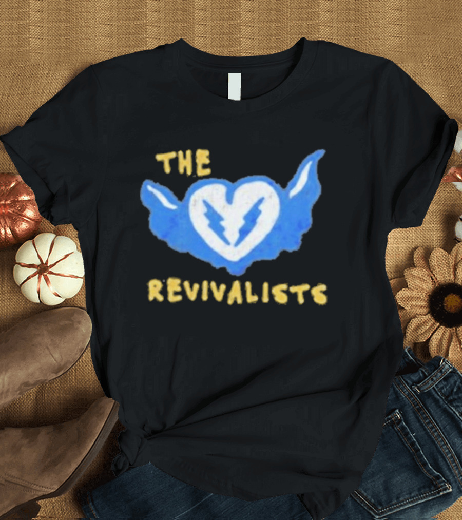 The Revivalists Winged Heart with Lightning Bolt T-Shirt