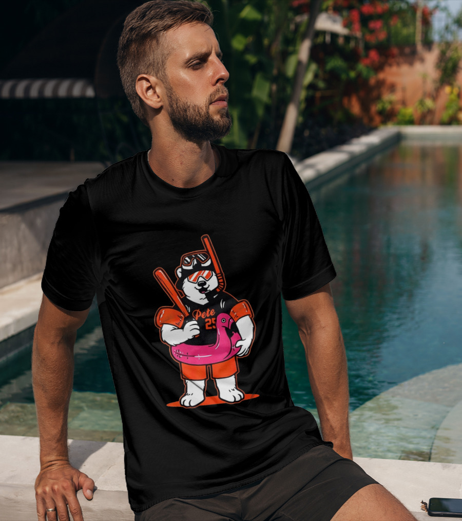 Pete Alonso Polar Bear Baseball Scuba Flamingo Baltimore Orioles T-Shirt