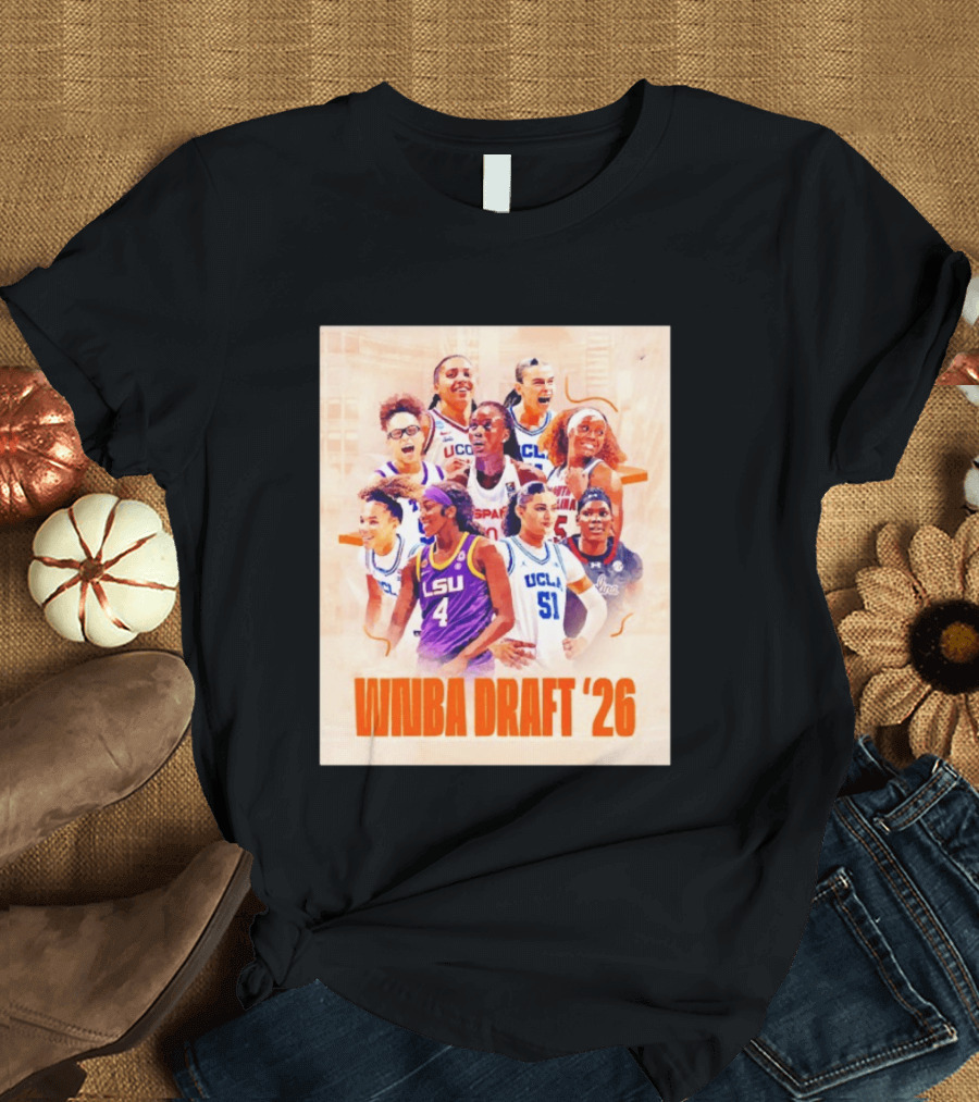NCAA Women's Basketball WNBA Draft 2026 NCAA UCLA LSU Players T-Shirt