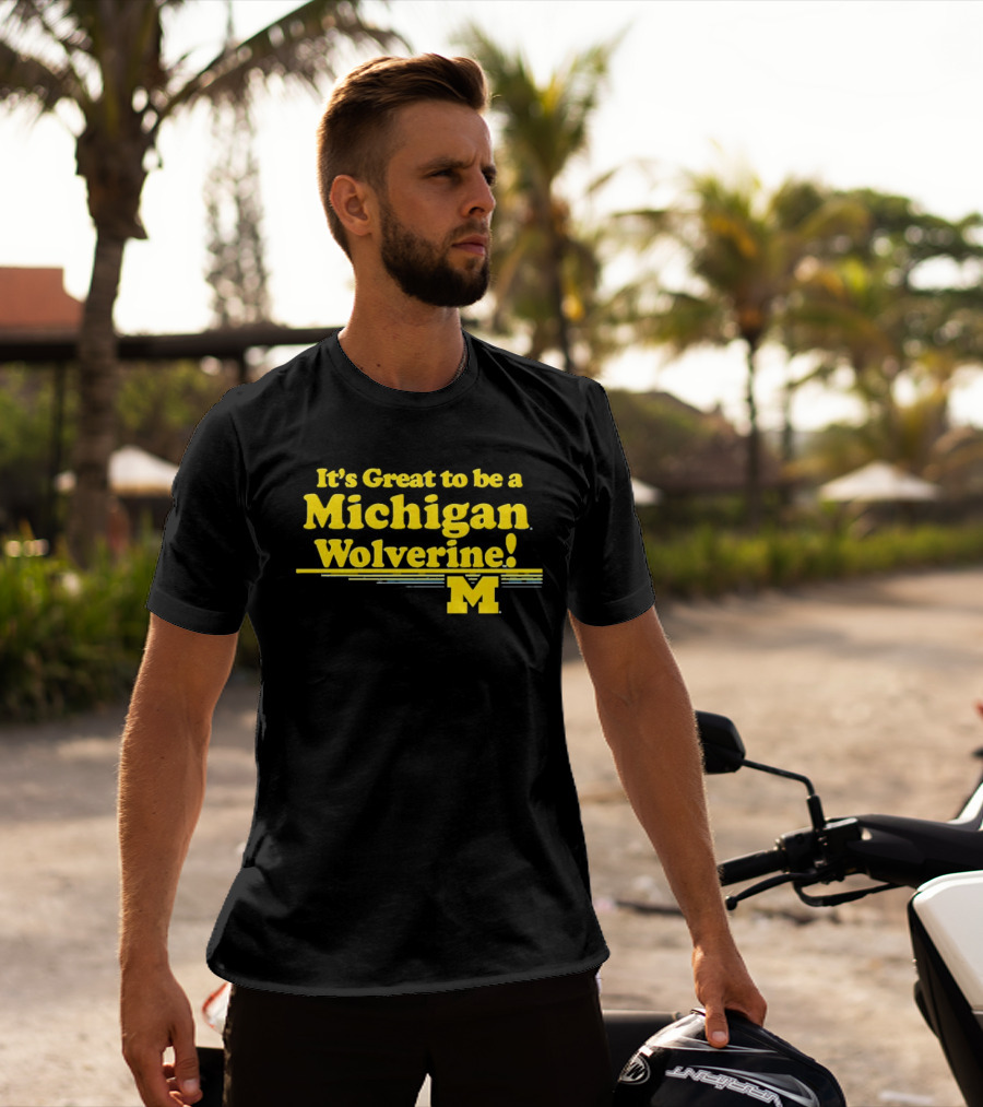 It's Great To Be A Michigan Wolverine M 2026 National Champs T-Shirt