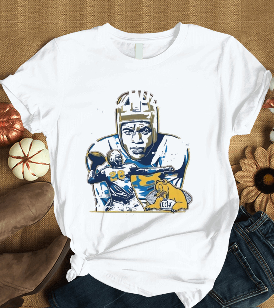 UCLA Football Honor Jackie Robinson Pasadena Flash 2026 Day Bruins 28 T-Shirt