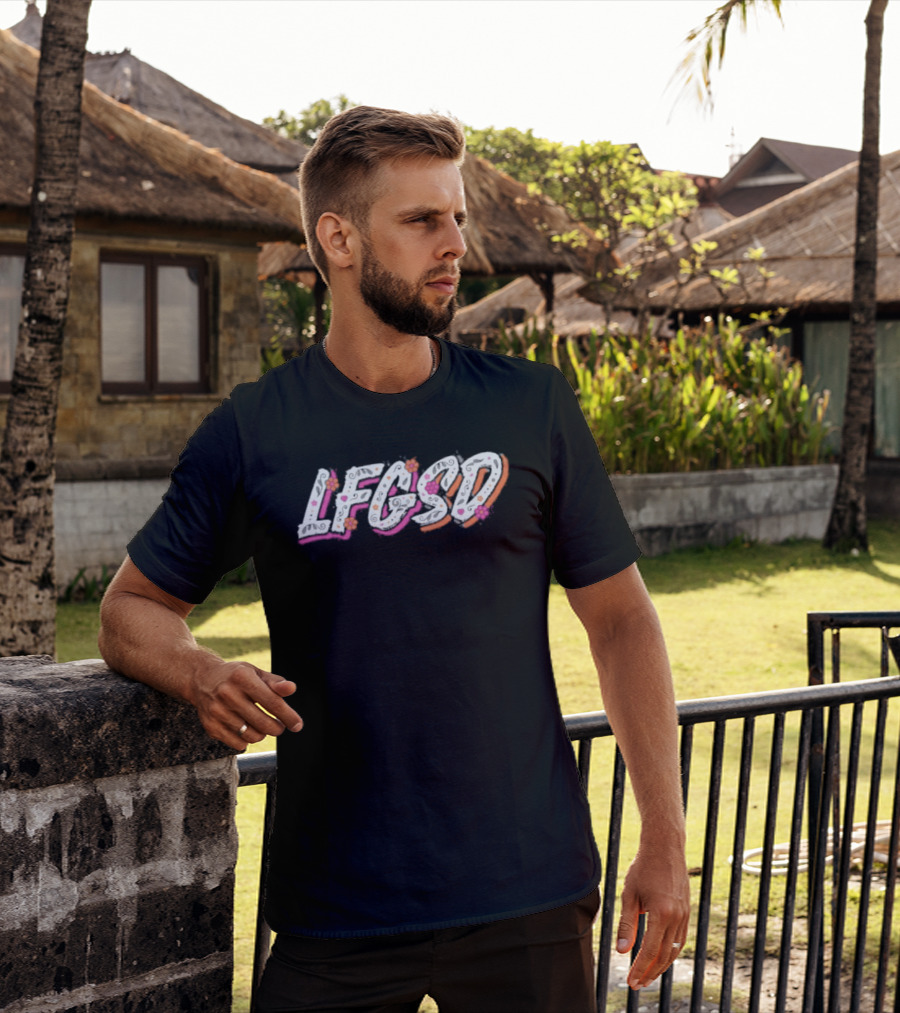 LFGSD Floral Inspired San Diego T-Shirt