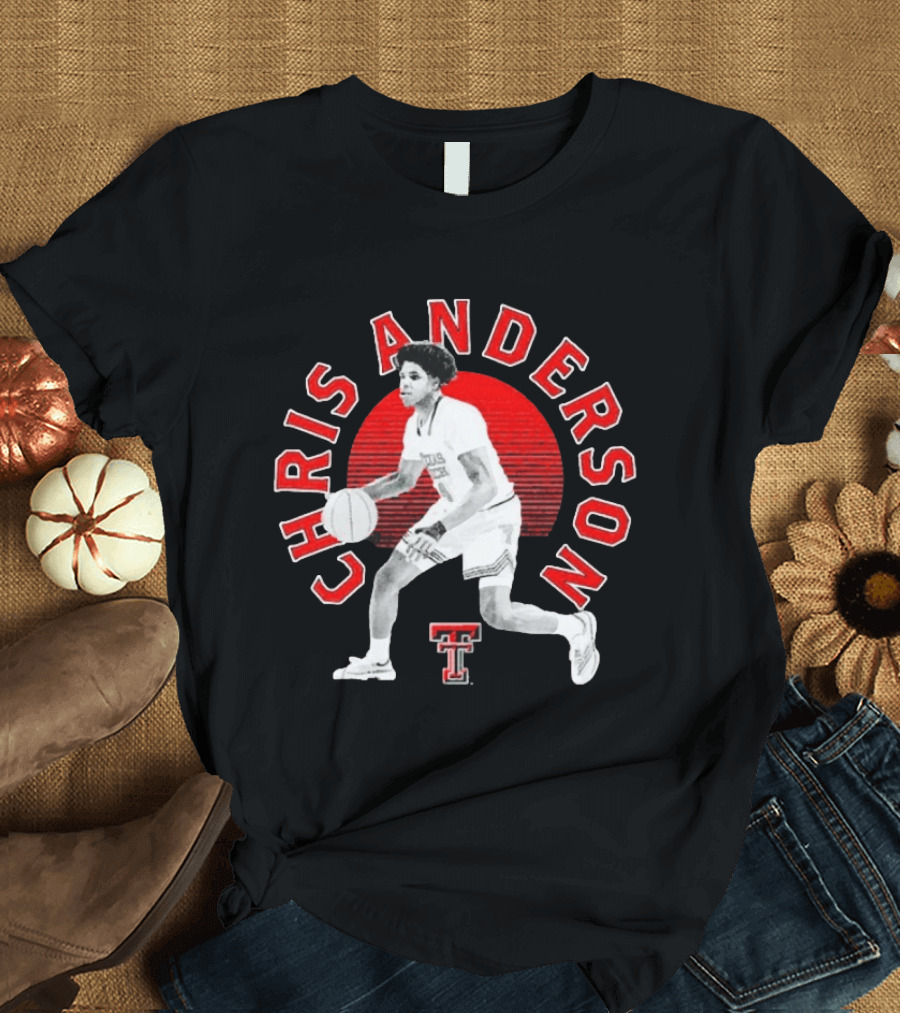 Chris Anderson Texas Tech Red Raiders Basketball Player T-Shirt