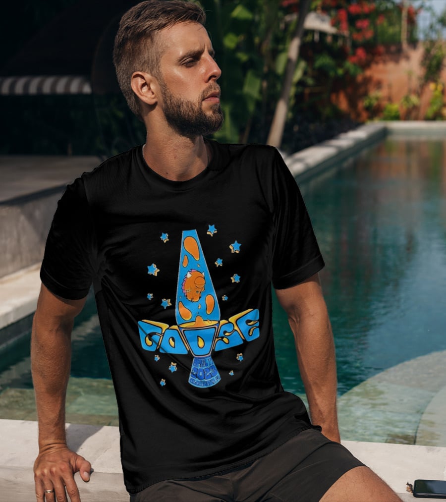 Goose April 17 2023 Lava Lamp Stars Clearwater FL BayCare Sound Show T-Shirt