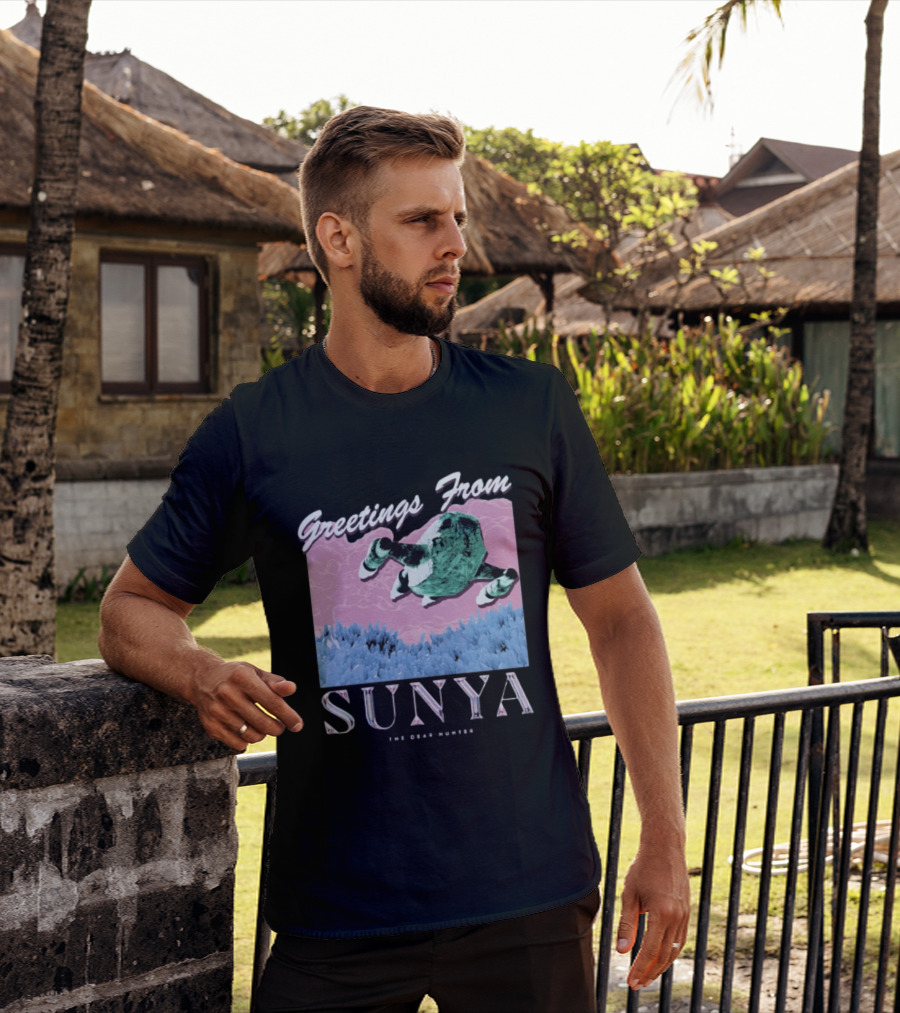 Greetings From Sunya The Dear Hunter Retro Futuristic T-Shirt