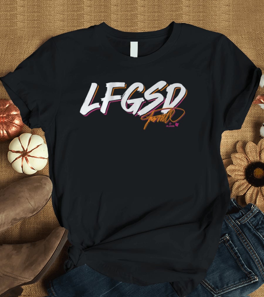 Jackson Merrill LFGSD Padres Inspired Baseball Team Sportswear T-Shirt