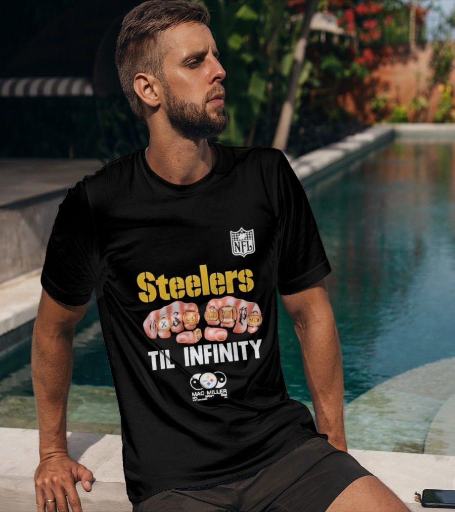 Steelers Til Infinity Mac Miller NFL T-Shirt