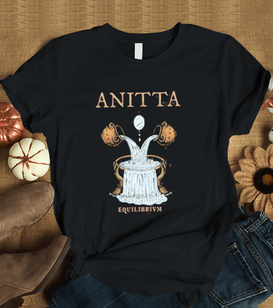 Anitta Equilibrivm Water Dual Amphora Pouring Balance T-Shirt