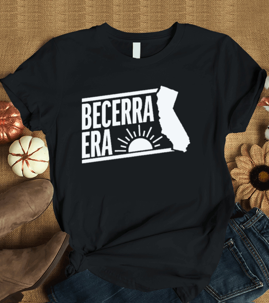 Becerra Era California Sun State Outline 2026 T-Shirt