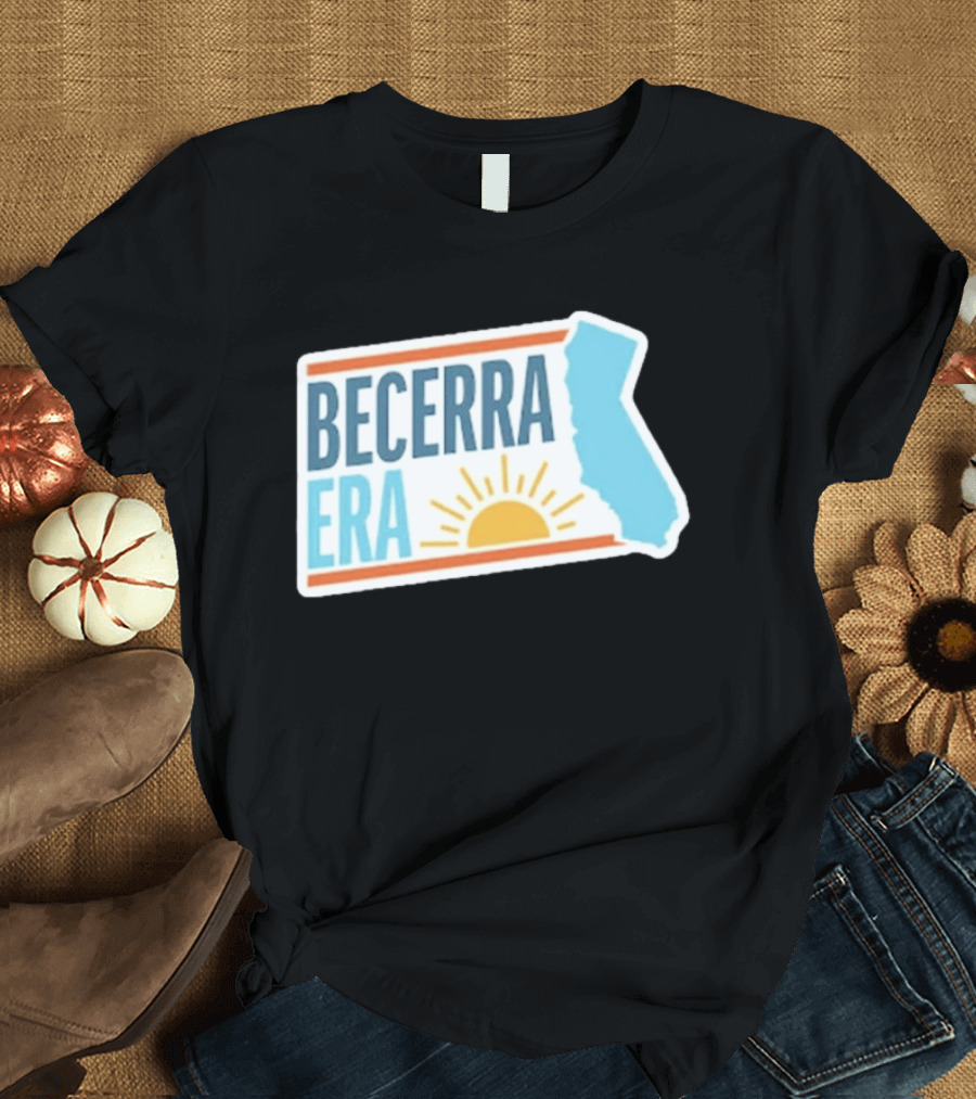 Becerra Era California Celebration Sunburst T-Shirt