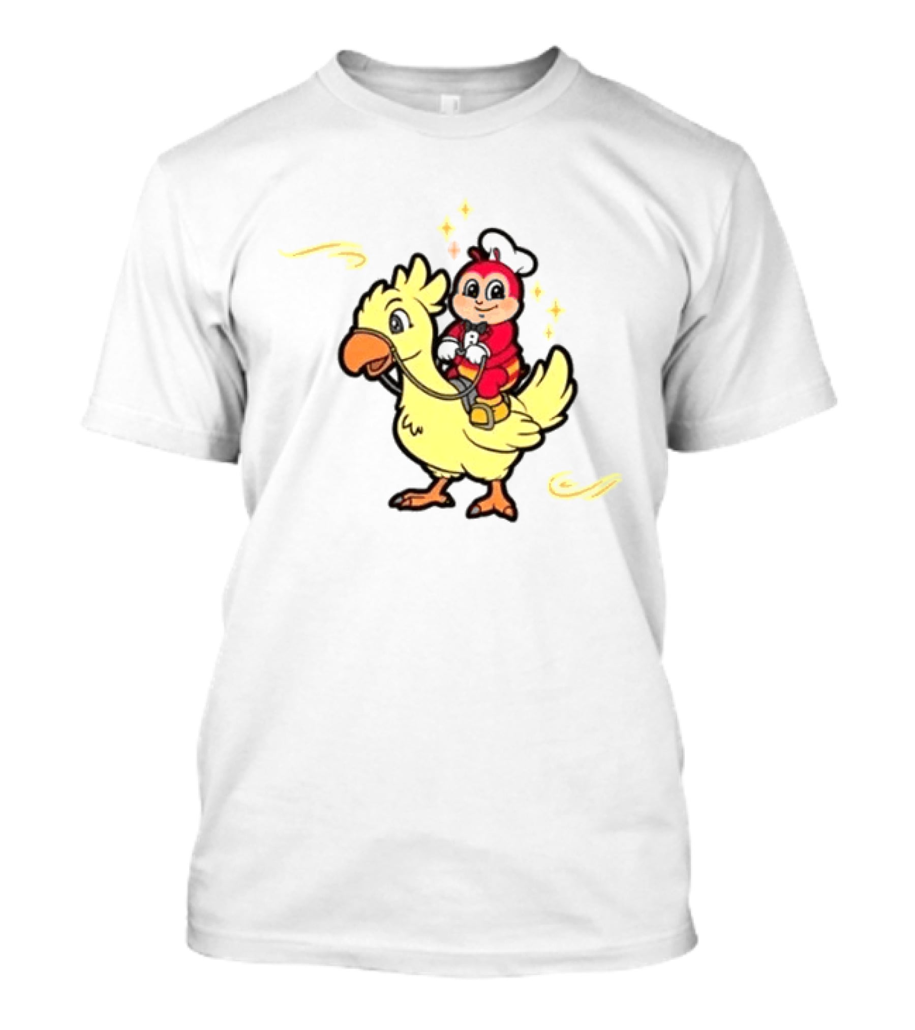 2026 Jollibee Hear Feel Think Riding Chocobo T-Shirt