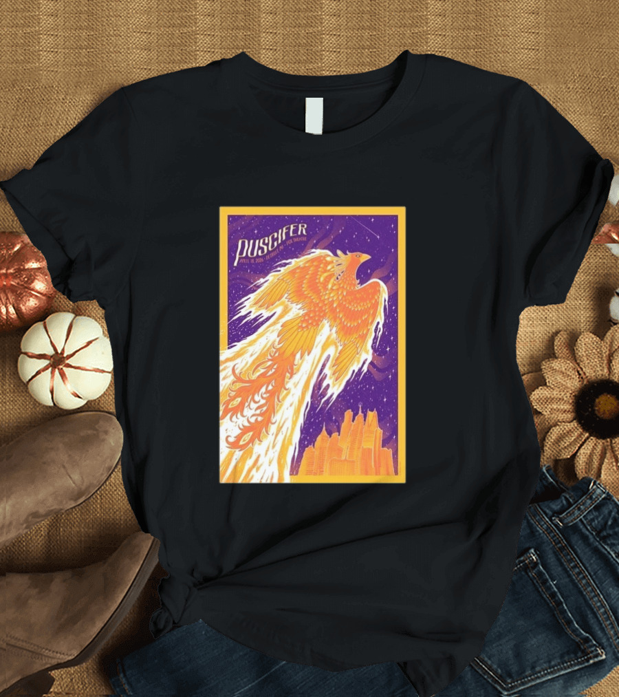 Puscifer Phoenix Rising Apr 18 2026 At Fox Theatre Detroit T-Shirt
