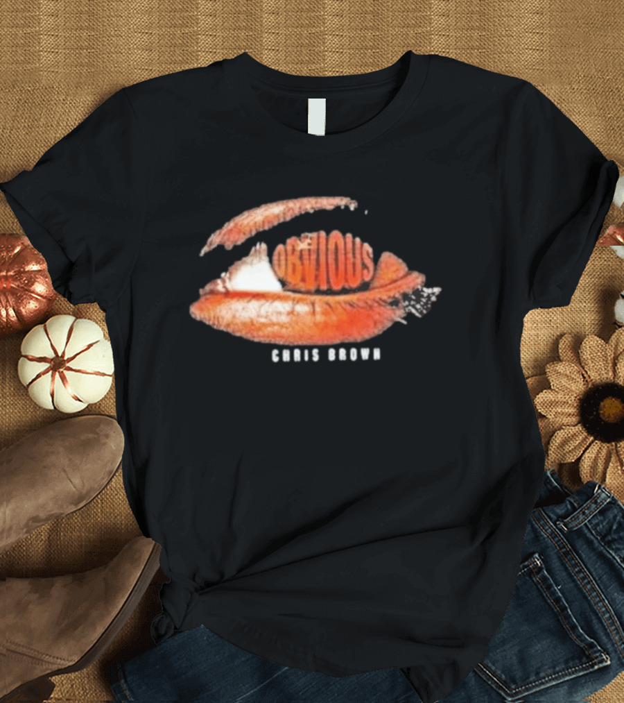 Chris Brown Obvious Eye Lip T-Shirt