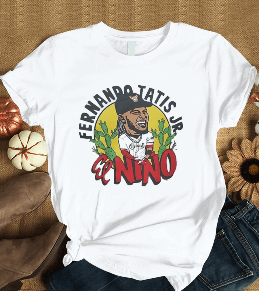 Fernando Tatis Jr El Niño Chihuahuas Cactus MLB Baseball T-Shirt