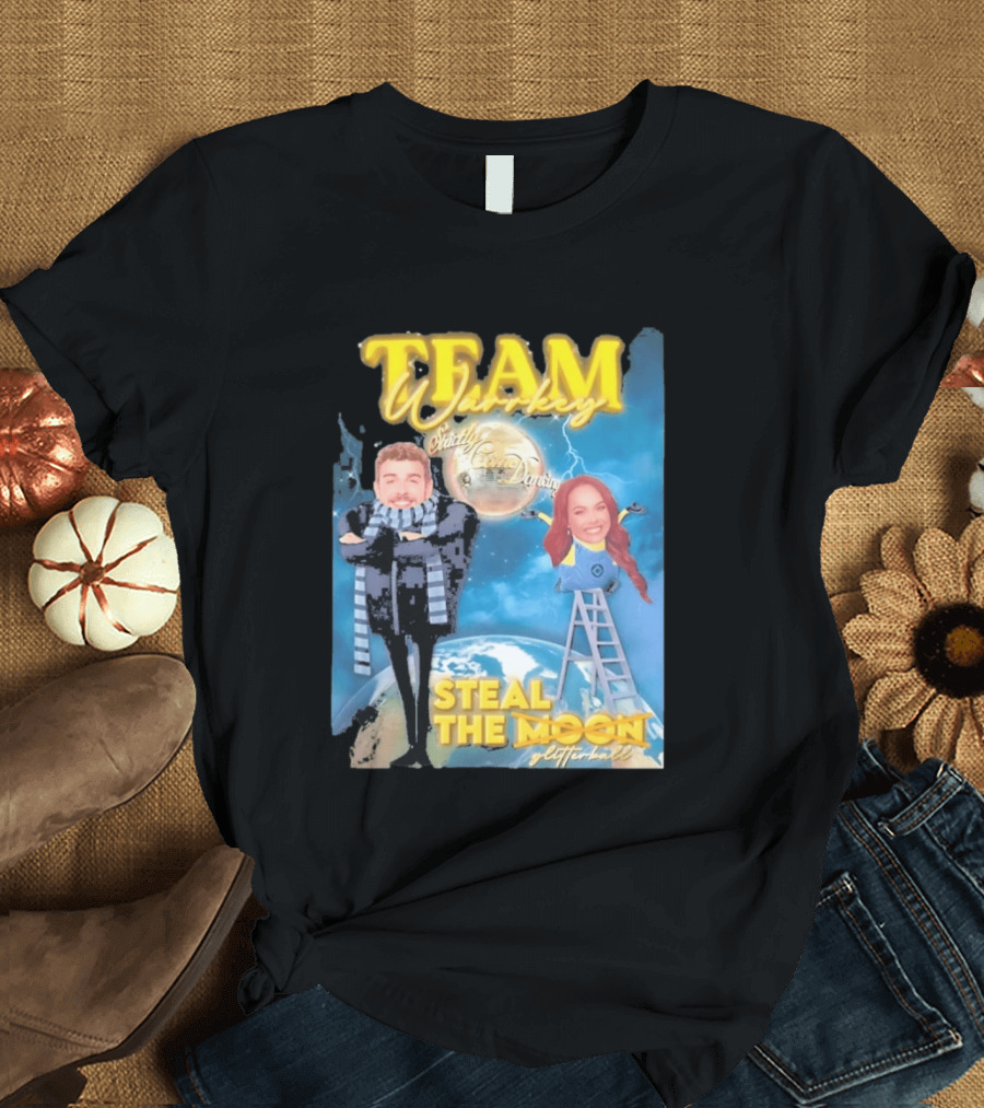 Team Warrkey Strictly Steal The Moon Dancing Planet Earth T-Shirt